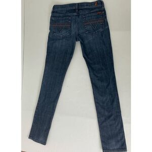 7 for all Mankind Jeans - Roxanne Embroidered Slim Straight - Size 27